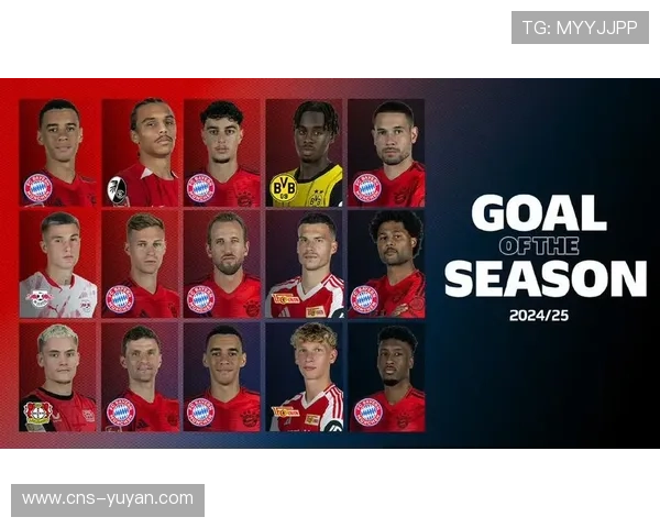 德甲最佳进球评选：球迷投票